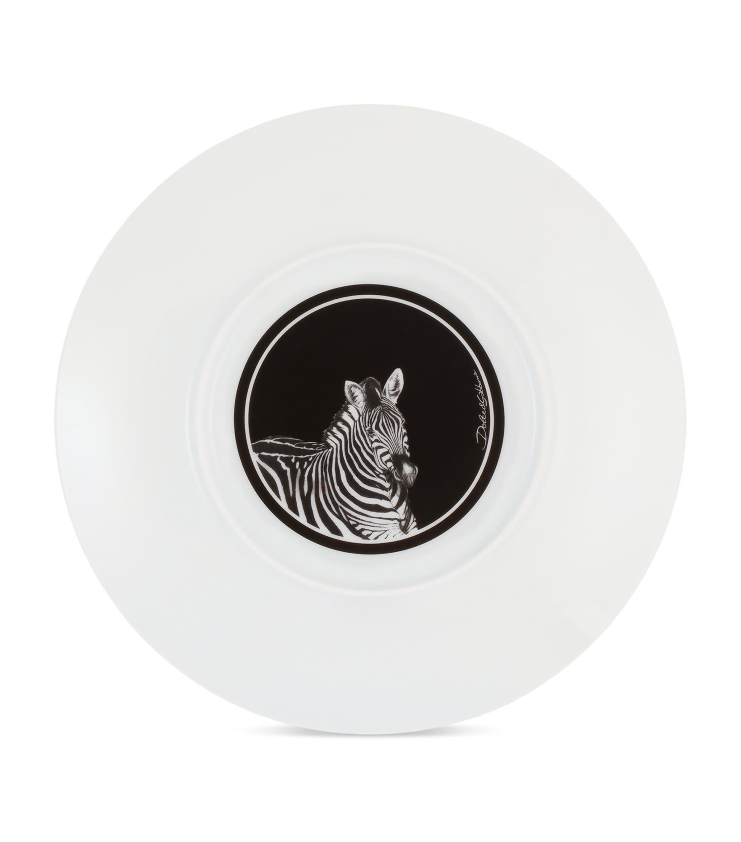 Dolce&Gabbana porcelain zebra charger plate 31cm - British product