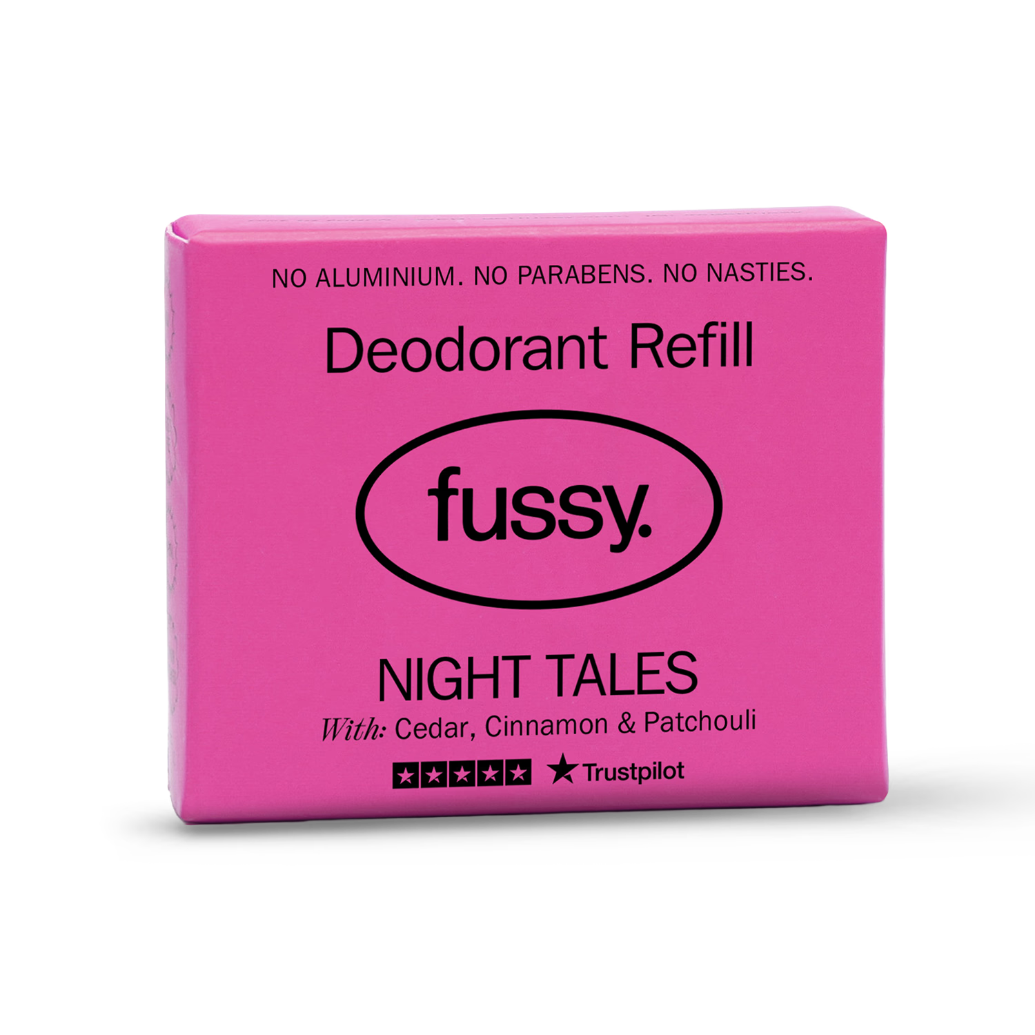 Fussy natural deodorant refill Night Tales 40g - British product