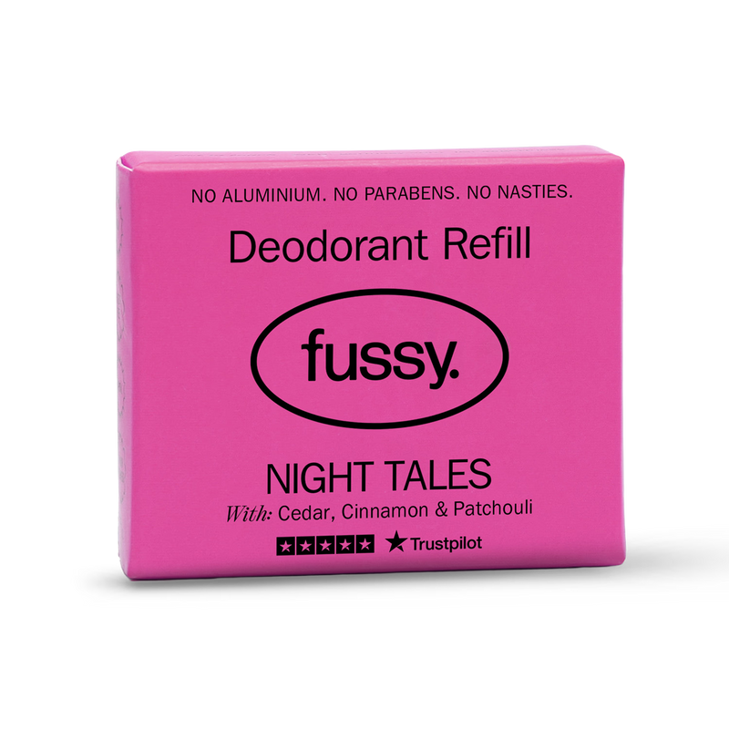 Fussy natural deodorant refill Night Tales 40g - British product