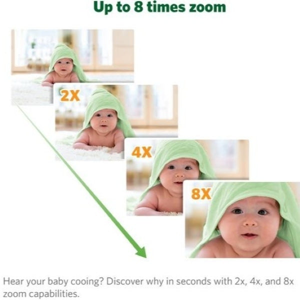 LeapFrog 920HD Pan Tilt Baby Monitor 7 inch, imported from UK