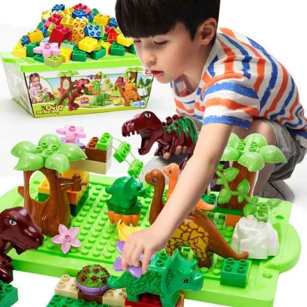Leaper dinosaur building blocks 40-piece set - British product