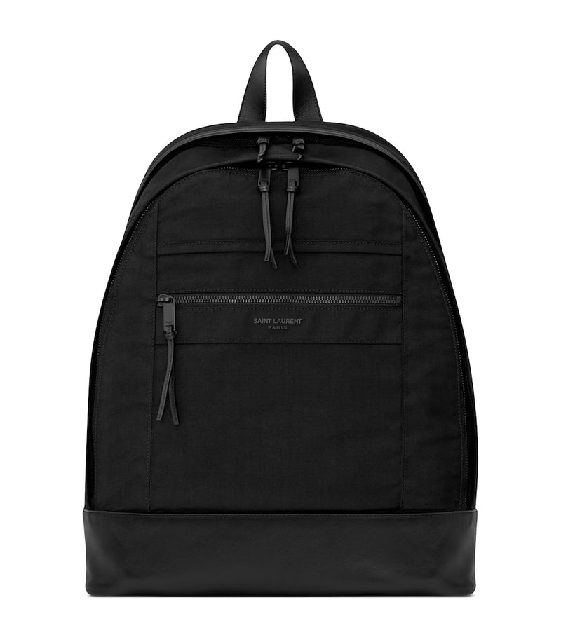 Saint Laurent City backpack in Italian canvas - British product