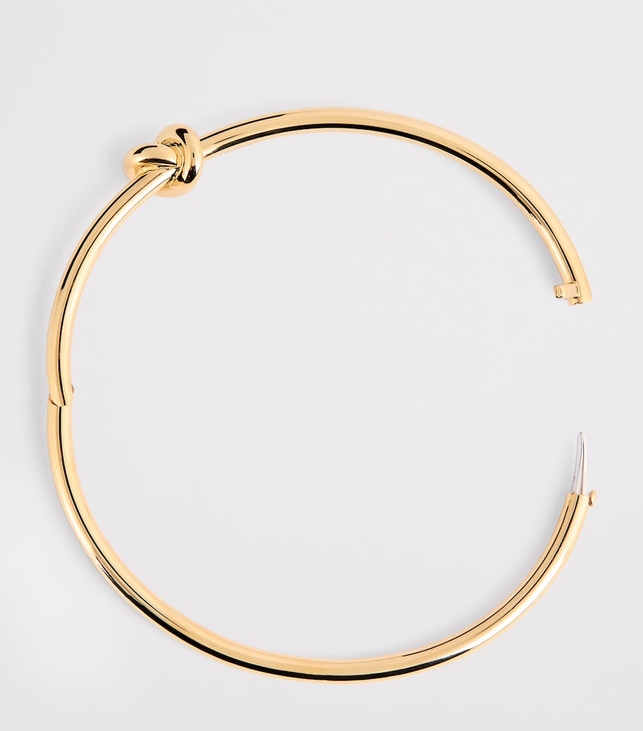 Engelbert yellow gold Legacy Knot bangle (British brand)