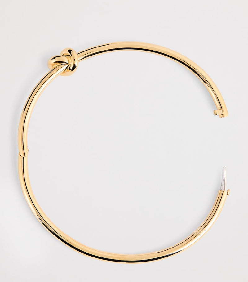 Engelbert yellow gold Legacy Knot bangle (British brand)