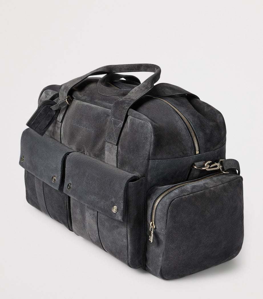 Brunello Cucinelli suede leisure bag, imported from the UK
