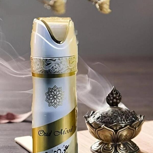 Lattafa Oud Mood perfumed body spray 200ml, imported from the UK