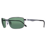 Ray-Ban 3498 men's sunglasses Gunmetal Green, UK version