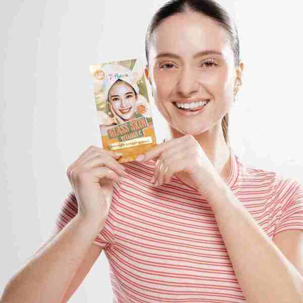 7th Heaven Vitamin C overnight wrapping mask - British product