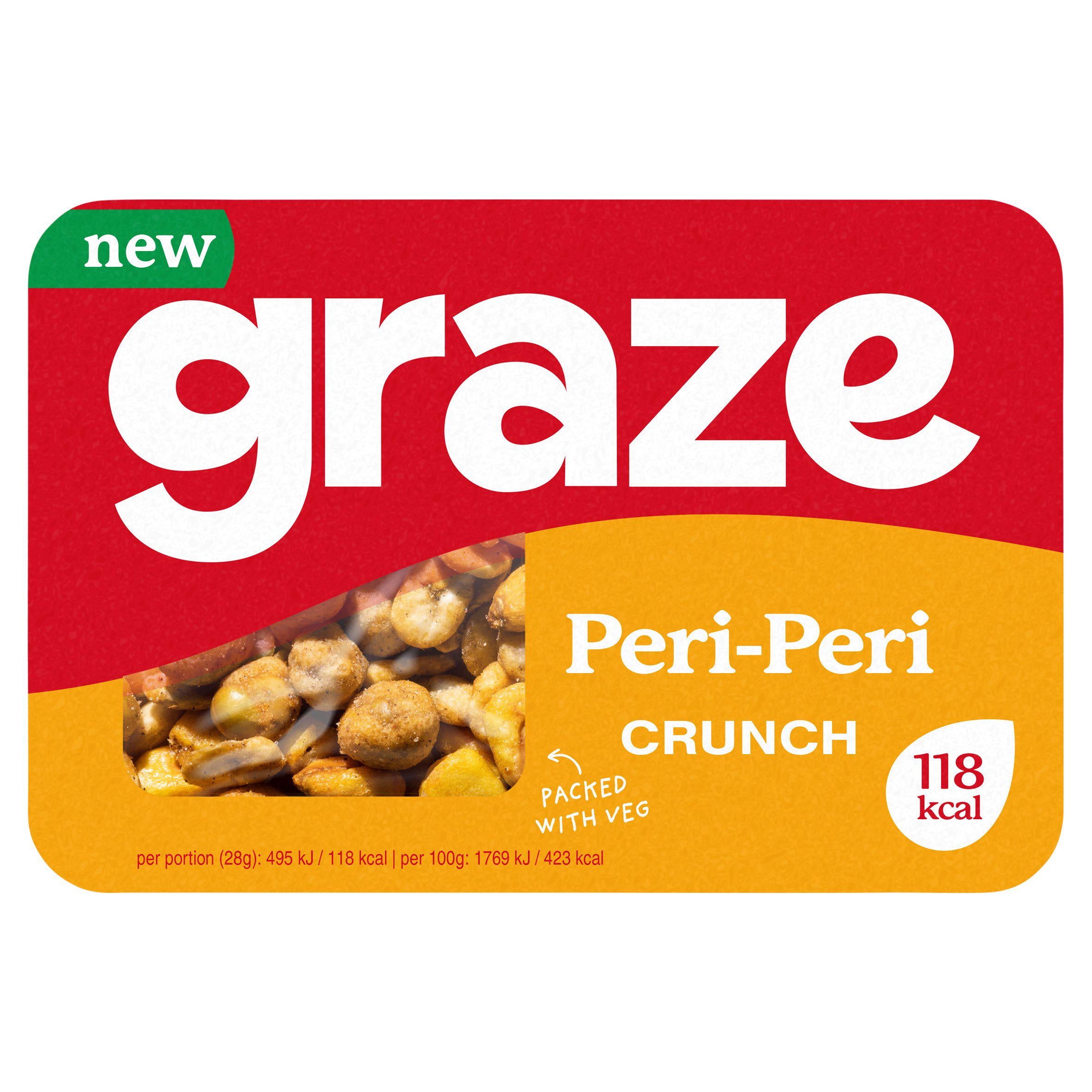 Graze Peri Peri Vegan Mixed Snacks 28g GOODS Sainsburys   