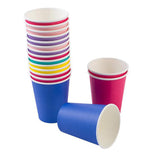 Sainsbury's Home Plain Cups Mixed Rainbow 10pk GOODS Sainsburys   