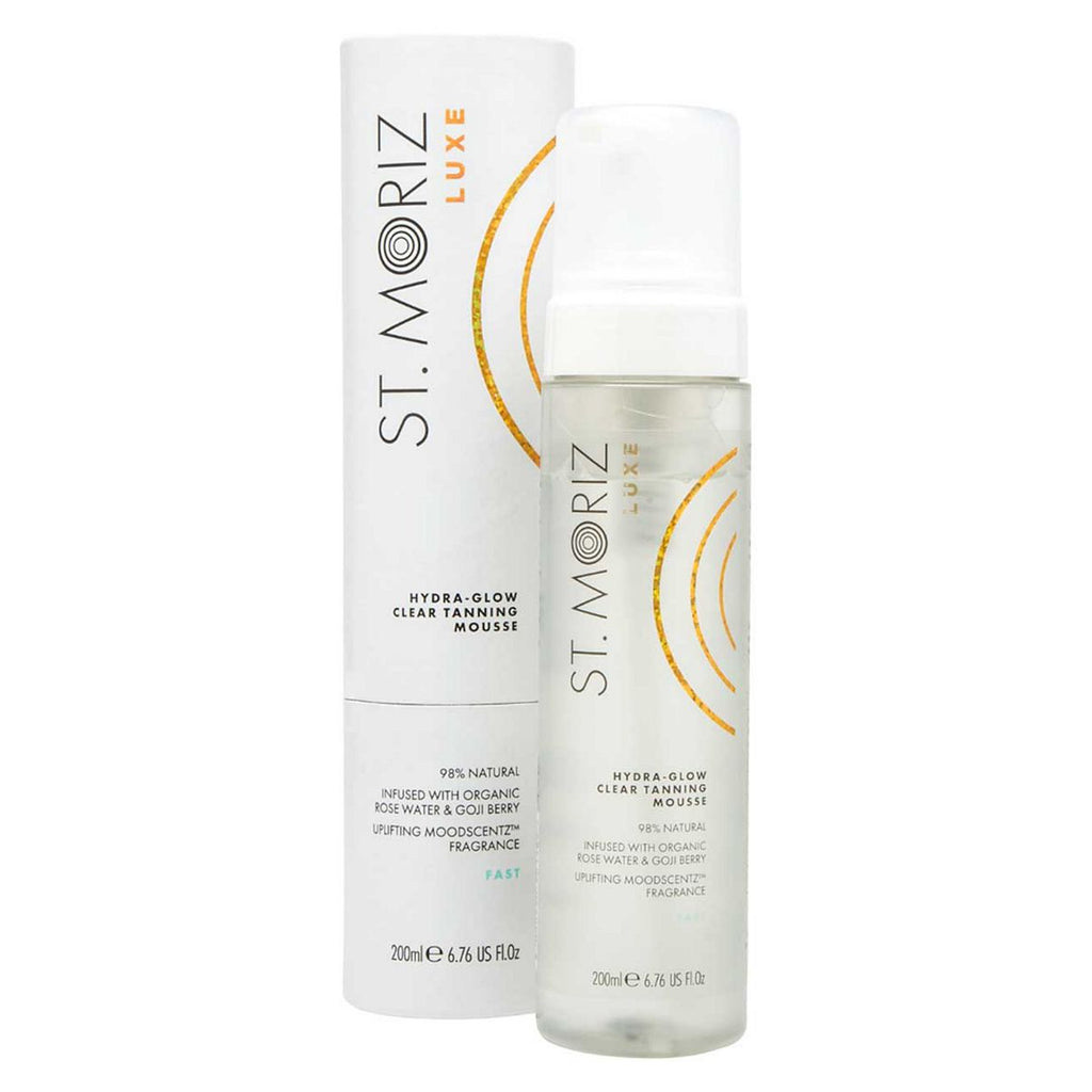 St Moriz Luxe Hydra-Glow Clear Tanning Mousse - Fast 200ml