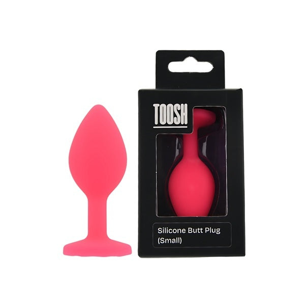 Loving Joy pink silicone butt plug small, imported from the UK