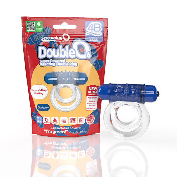 Screaming O DoubleO 6 vibrator Blueberry imported from the UK