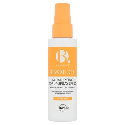 Superdrug B. Protect SPF 50 Top Up Spray Face Protection- Buy online at McGrocer