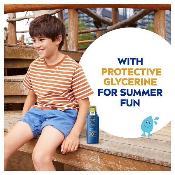 NIVEA SUN Kids Suncream Lotion SPF50+ Protect&Moisture 200ml GOODS Superdrug   