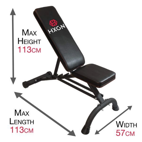 HXGN Ultimate Dumbbell Weight Bench (British brand)