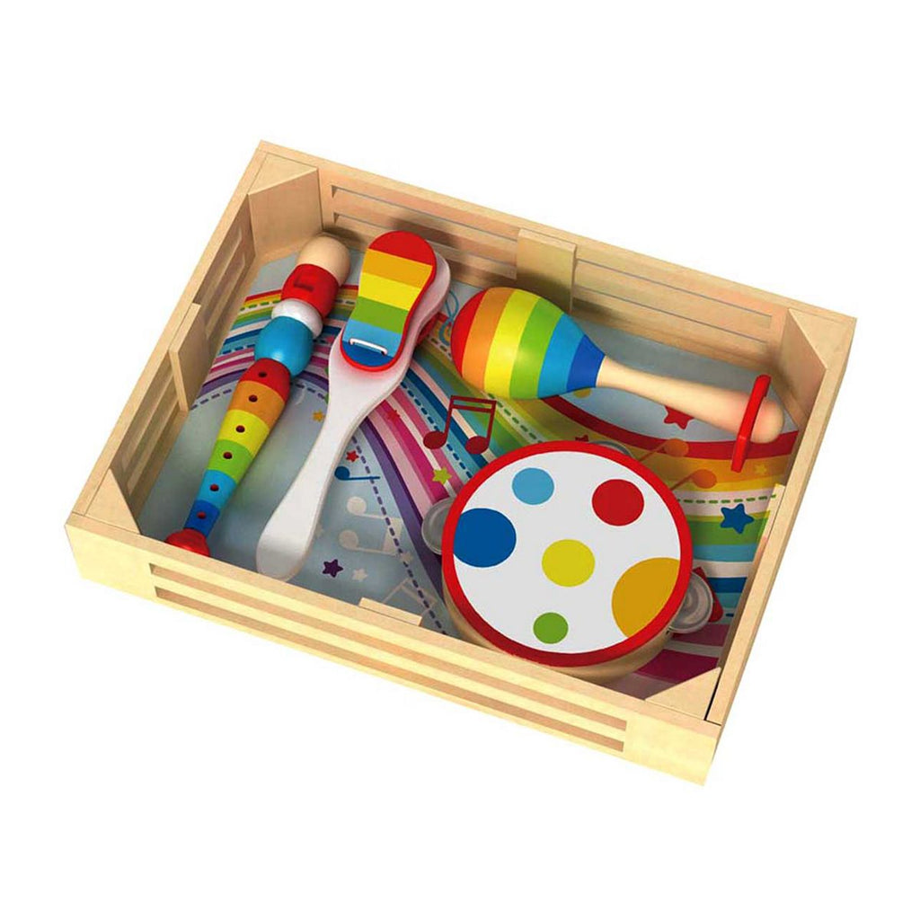 Wooden Tooky Toy Musical Instrument Set