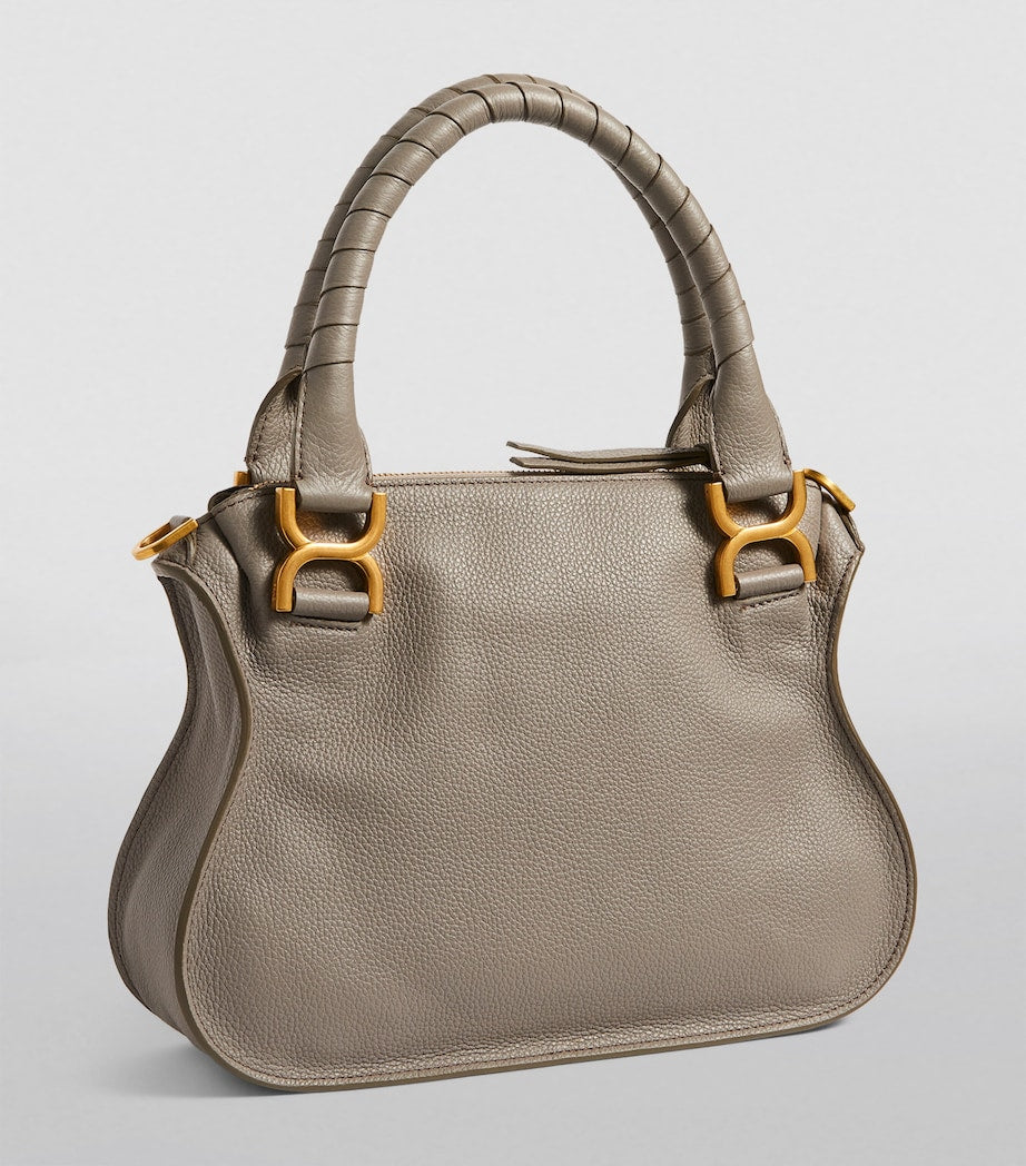 Chloé small leather Marcie top-handle bag, imported from the UK