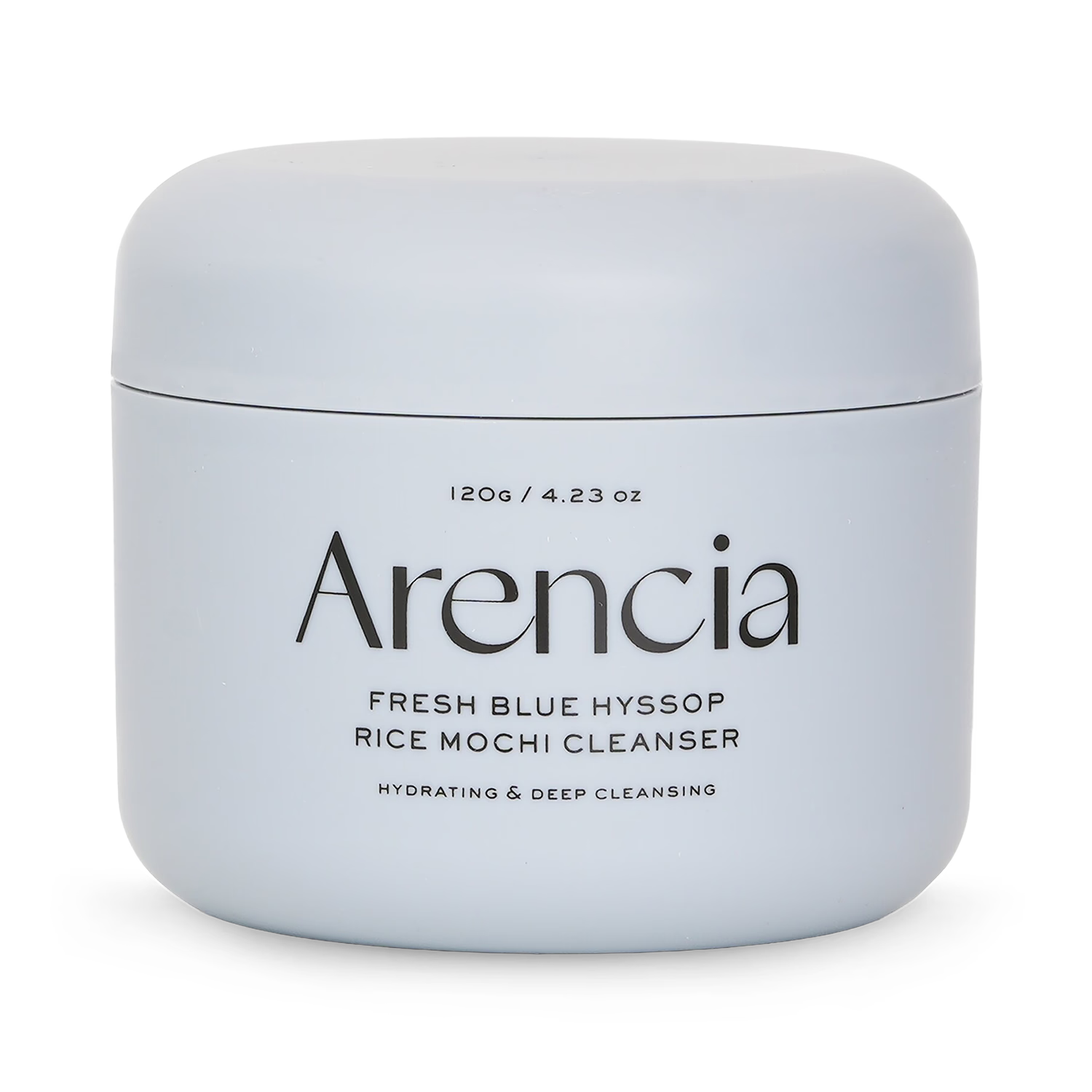 ARENCIA Fresh Blue Hyssop Mochi Cleanser 120g, imported from the UK
