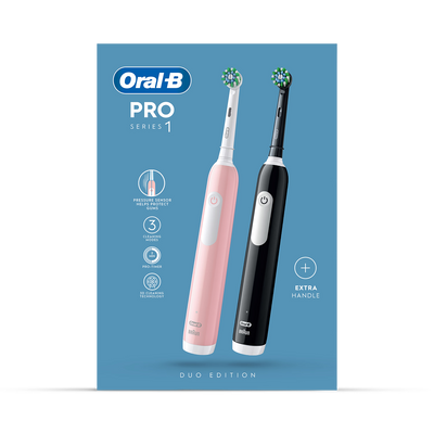 Holland & Barrett Oral-B Pro Series 1 Pink & Black Electric Toothbrush- Buy online at McGrocer