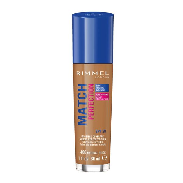 Rimmel Match Perfection Foundation Bronze GOODS Superdrug Natural Beige  