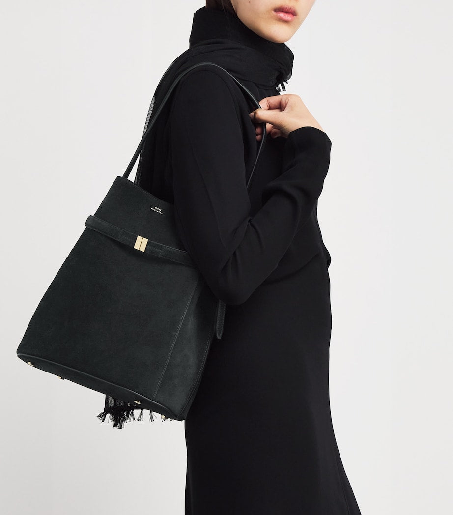 Toteme suede bucket bag, imported from the UK