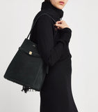 Toteme suede bucket bag, imported from the UK