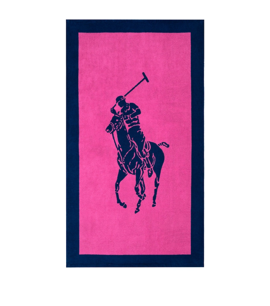 Ralph Lauren Polo Jacquard bath towel 100cm x 170cm, imported from the UK