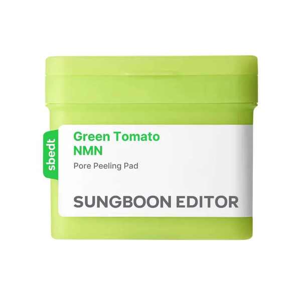 Sungboon Editor Green Tomato peeling pad 60 pads (British brand)