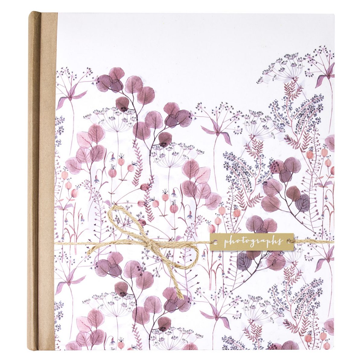 Pink Floral Watercolour With Kraft Sleeve 7x5 - 140 Photos GOODS Boots   