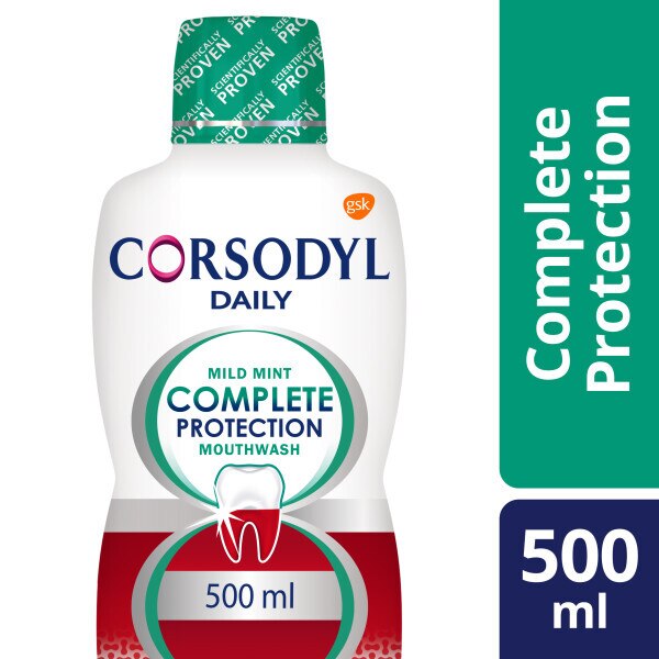 Corsodyl Daily Comp Mild Mint MW 500ml GOODS Superdrug   