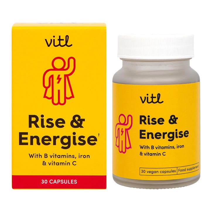 Vitl Rise & Energise 30 Capsules GOODS Holland&Barrett   