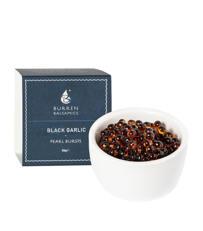 Burren Balsamico Schwarzer Knoblauch-infundierter Balsamico-Essig aus Modena (50g)