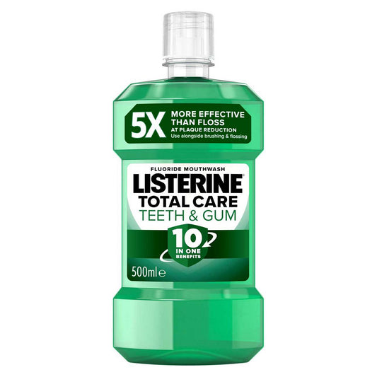 LISTERINE® Total Care Teeth & Gum Mouthwash 500ml GOODS Boots   