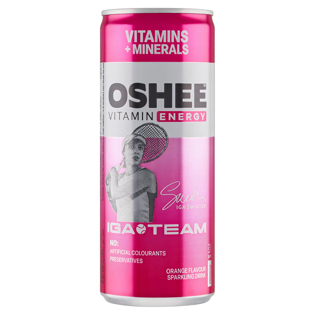 Oshee Vitamin Energy Orange Flavour Sparkling Drink 250ml