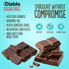 Diablo no added sugar dark chocolate bar 85g - British product