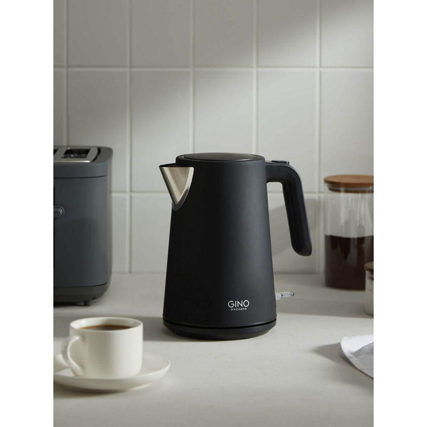 Gino D'Acampo Black Fast Boil Kettle 1.7L GOODS ASDA   