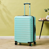 iFLY Fibretech premium luggage set green three pieces, UK version