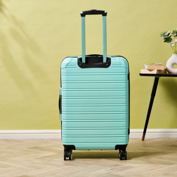 iFLY Fibretech premium luggage set green three pieces, UK version