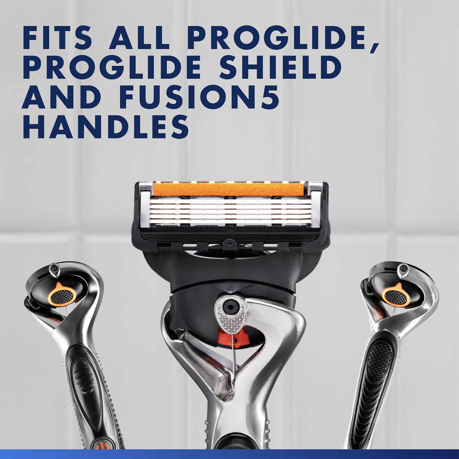 Gillette ProGlide 10 razor blade refills, imported from the UK