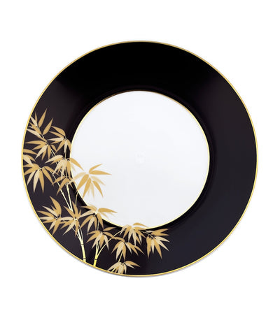 Harrods Meissen Golden Bamboo Starter Plate (22cm)- Buy online at McGrocer