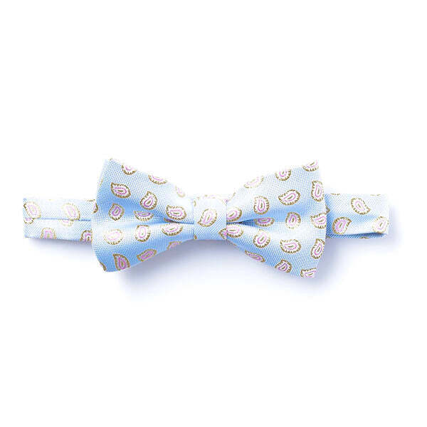 SVNX light blue printed bow tie (British brand)