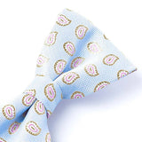SVNX light blue printed bow tie (British brand)