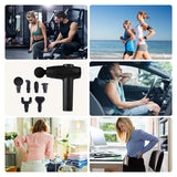 Livingandhome deep tissue massage gun 30 speeds 6 heads, imported from the UK