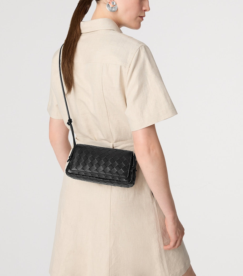 Bottega Veneta leather Notturno pouch, imported from the UK