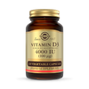 Solgar Vitamin D3 4000IU 120 Vegetable Capsules (British brand)