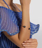 Halcyon Days evil eye torque bangle, UK version
