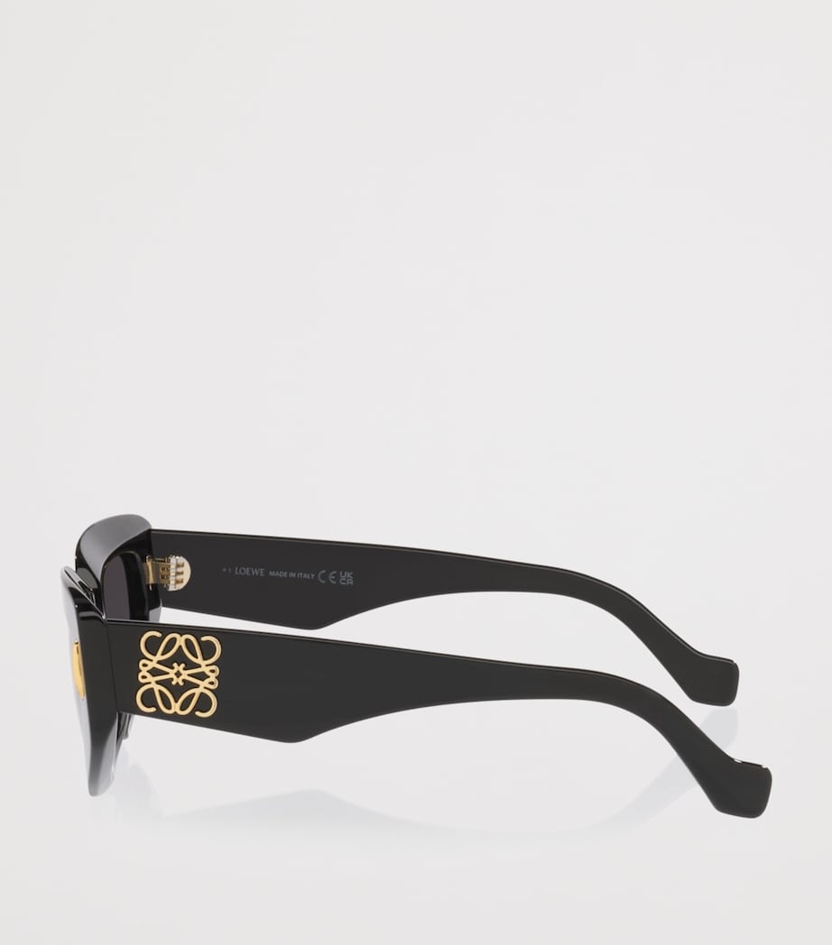 LOEWE angular rectangle sunglasses made in Italy, imported from the UK