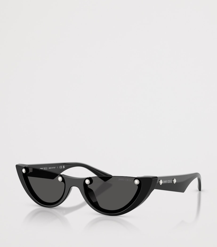 Jimmy Choo oval sunglasses acetate frame, UK version