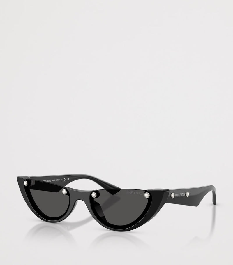 Jimmy Choo oval sunglasses acetate frame, UK version